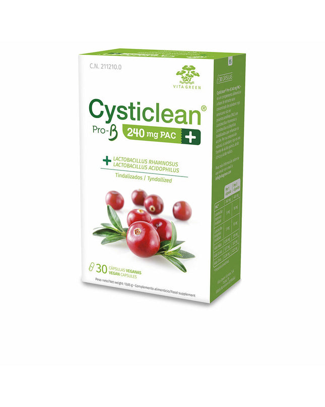 CYSTICLEAN Voedingssupplement CYSTICLEAN ProB 30 stuks, health and personal care vitamin and mineral supplement box.