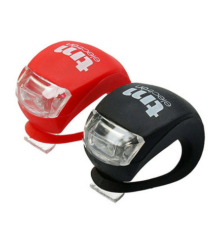 TM Electron LED fietslamp voor sport en outdoor wielrennen, helder licht, zwart kunststof behuizing, bevestigingsclip, compacte design