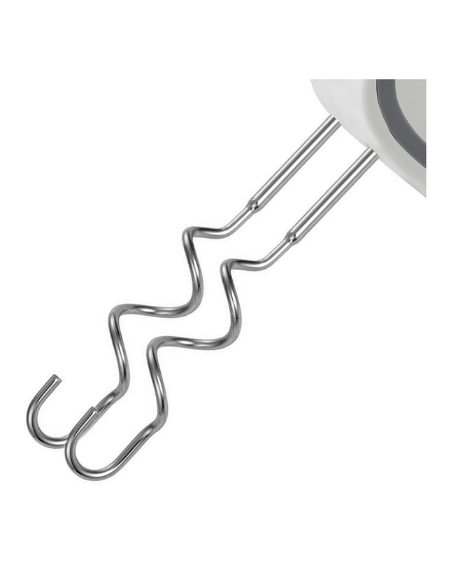 TM Electron Handmixer 450W for kitchen use, compact electric appliance with beaters and control buttons visible.
