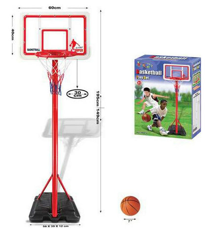 BigBuy Fun Playset Basketball, 60x40 cm, outdoor toy with mini basketball hoop and ball for active fun and sports play.