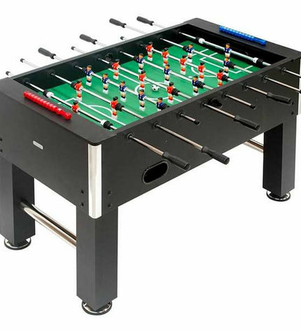 BigBuy Fun Tafelvoetbal game in 140x74x88 cm with soccer players and goalposts, ideal for indoor play and fun.