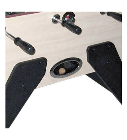 BigBuy Fun tafelvoetbal Bistro-Pro houten MDF speelset with goalposts and players, perfect for fun indoor game sessions.