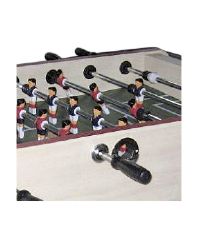 BigBuy Fun Tafelvoetbal Bistro-Pro Hout MDF game table with soccer players, goalposts, and side panels in a compact size.