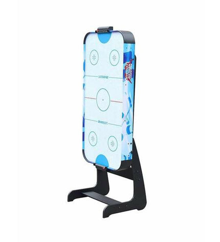 Foldable Devessport hockey table by BigBuy Fun, featuring a compact design with hockey sticks, puck, and scoring scoreboard.
