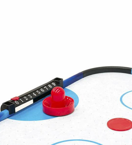 Foldable Devessport hockey table in compact size, ideal for games and fun, from BigBuy Fun, with detailed playing surface.