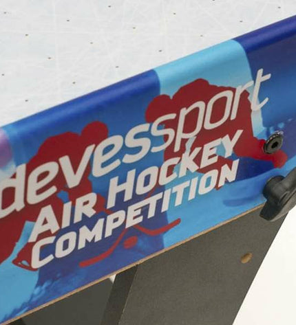 Foldable Devessport hockey table by BigBuy Fun, 122x60.5x71 cm, with colorful hockey pucks and goals for kids' play and games.