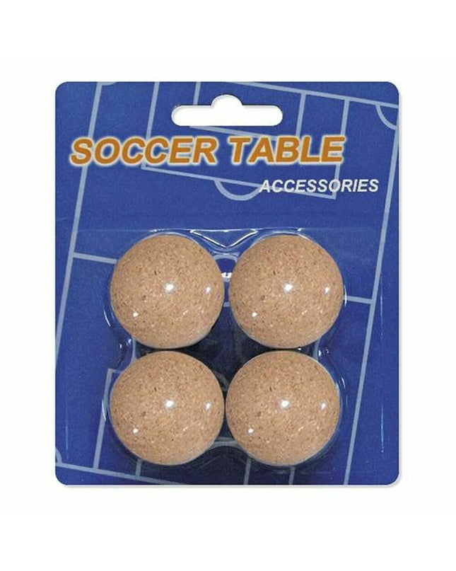 Ballen PL2180 tafelvoetbal speelgoed van hout MDF door BigBuy Fun, inclusief voetbalspel met spelers en speelveld.