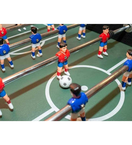 BigBuy Fun Tafelvoetbal Diamond toy, 147x80x88 cm, with colorful soccer players and goalposts for indoor game fun.