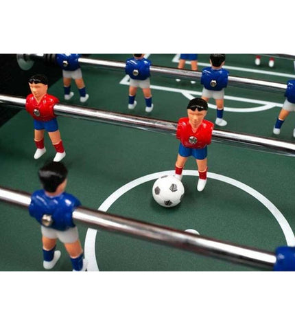 BigBuy Fun Tafelvoetbal Diamond toy with 147x80x88 cm dimensions, featuring a colorful football game setup.