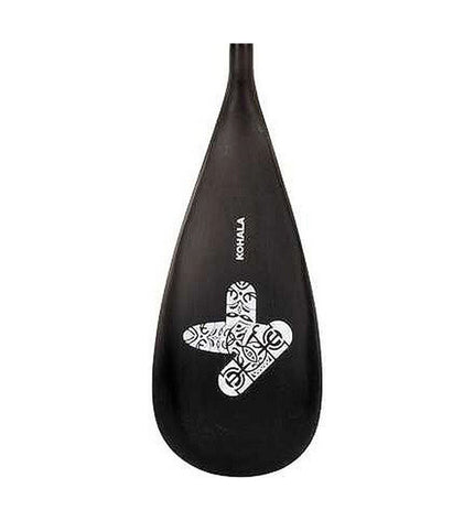 Kohala watersport paddle for paddle surfing, showing the handle and shaft of the Kohala surfboard paddle in outdoor setting.