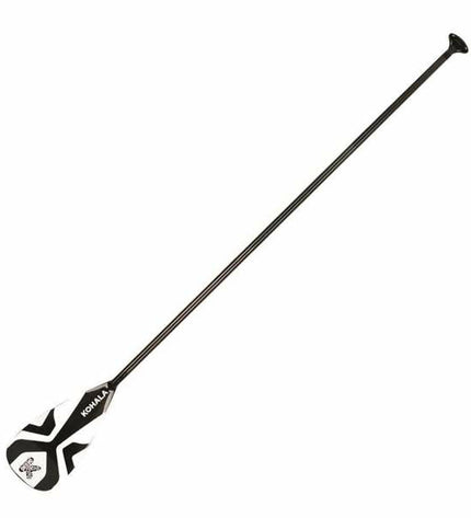 Ociotrends One Piece paddle for peddlesurf, outdoor watersport equipment, close-up of the lightweight paddle in water setting