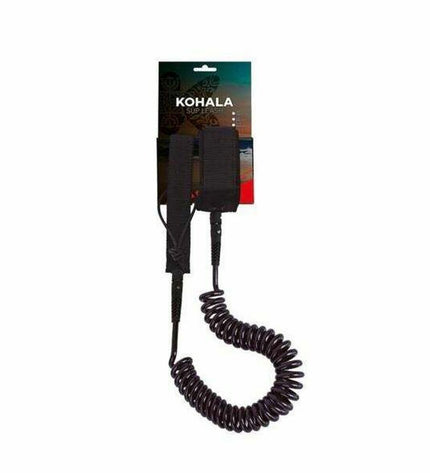 BigBuy Fun spiral safety belt for water sports, 305 cm, durable outdoor safety gear with coiled design for secure fit.
