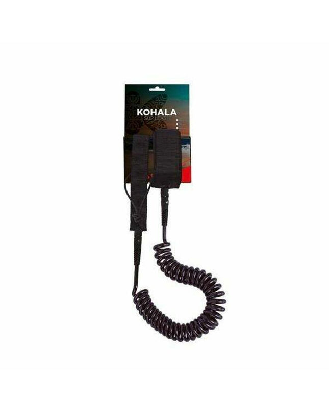 BigBuy Fun spiral safety belt for water sports, 305 cm, durable outdoor safety gear with coiled design for secure fit.