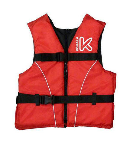 BigBuy Fun Kohala life jacket for watersports, bright orange sport and outdoor redingsvest with adjustable straps and safety features.