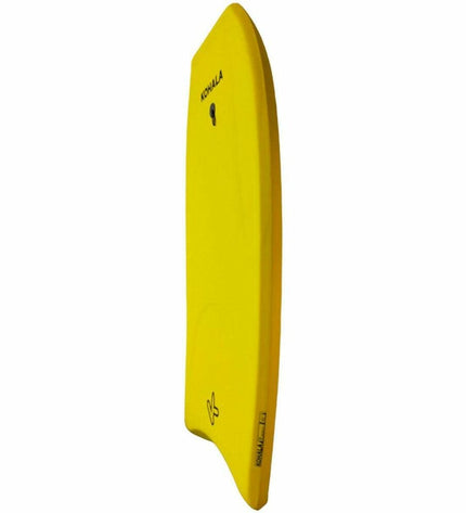 BigBuy Fun Kohala 42-inch yellow bodyboard for watersports, with 107 cm length, lightweight and durable for outdoor water activities.