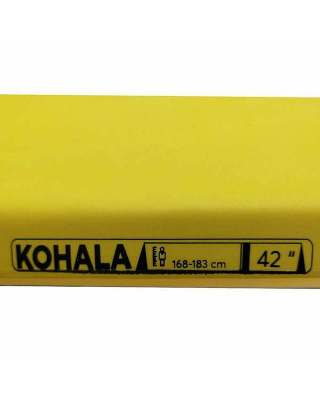 BigBuy Fun Kohala 42-inch yellow bodyboard for watersport and outdoor use, featuring a 107 x 53.5 x 5.5 cm design.