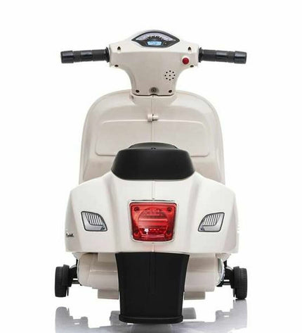 Miniature BigBuy Fun Vespa scooter toy, detailed plastic motorcycle model in green with black accents, suitable for play and display.