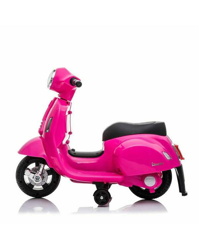 Pink Mini Vespa toy motorcycle from BigBuy Fun, suitable for children, detailed small vehicle for play and collection.