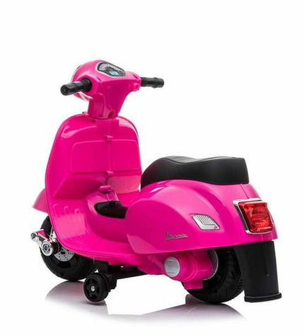 Pink Mini Vespa motorcycle toy from BigBuy Fun, detailed plastic vehicle for kids' play and imaginative games.