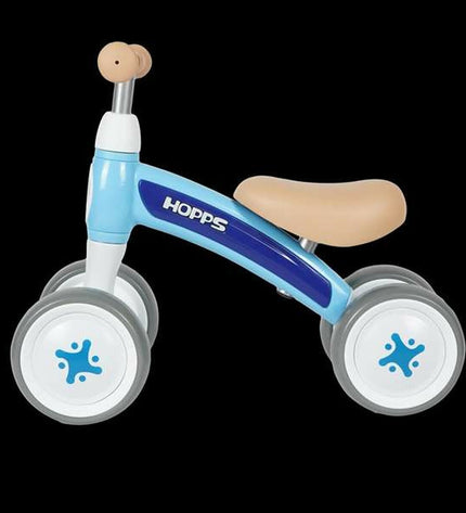 Blue baby walker bike by BigBuy Fun, pedal-free Kinderfiets for toddlers, suitable for indoor and outdoor play.