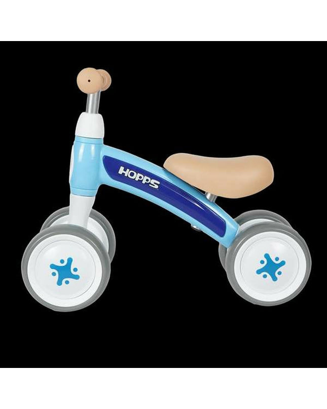 Blue baby walker bike by BigBuy Fun, pedal-free Kinderfiets for toddlers, suitable for indoor and outdoor play.