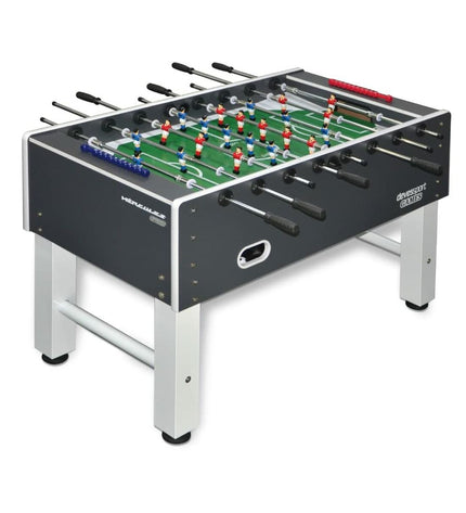 BigBuy Fun Hércules PRO tabletop football game, compact size 142x76x92 cm, with colorful players and goal areas for fun indoor play.