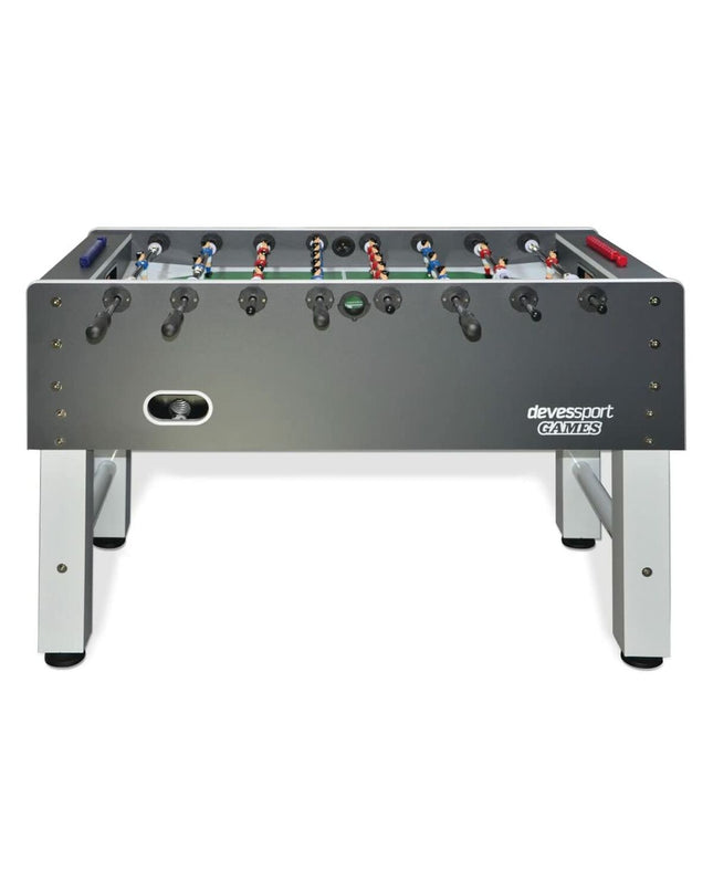 BigBuy Fun Hércules PRO foosball table, 142x76x92 cm, with detailed playing field, rods, and player figures for kids' game room.