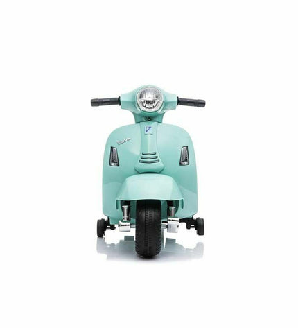 Vespa groen elektrische kinder-scooter met 6V batterij, speelgoed voor buiten en sport, geschikt voor jonge kinderen