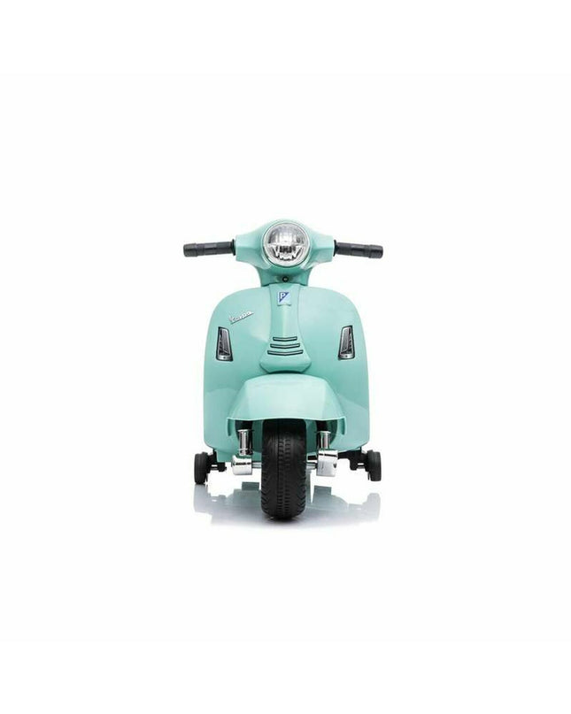 Vespa groen elektrische kinder-scooter met 6V batterij, speelgoed voor buiten en sport, geschikt voor jonge kinderen