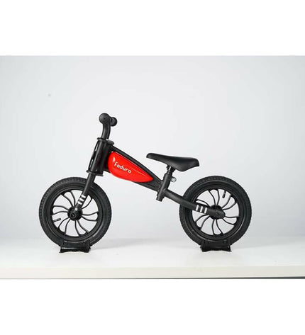 Red Kinderfiets Feduro 12-inch children's bicycle from BigBuy Fun, suitable for kids, with training wheels and sporty design.
