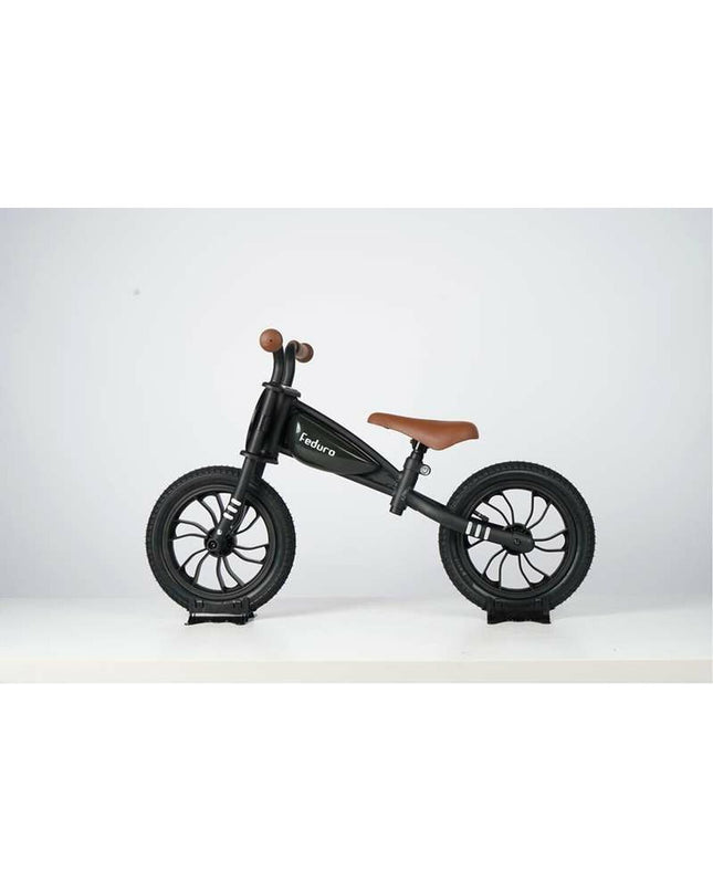 Black 12-inch Kinderfiets Feduro by BigBuy Fun, designed for kids' outdoor play and sports activities.