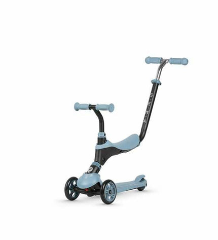Qplay Step Qplay Sema 5-in-1 blue sport and outdoor mobility device with adjustable features and compact design.