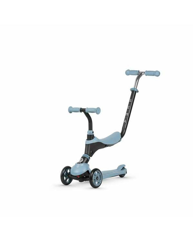 Qplay Step Qplay Sema 5-in-1 blue sport and outdoor mobility device with adjustable features and compact design.