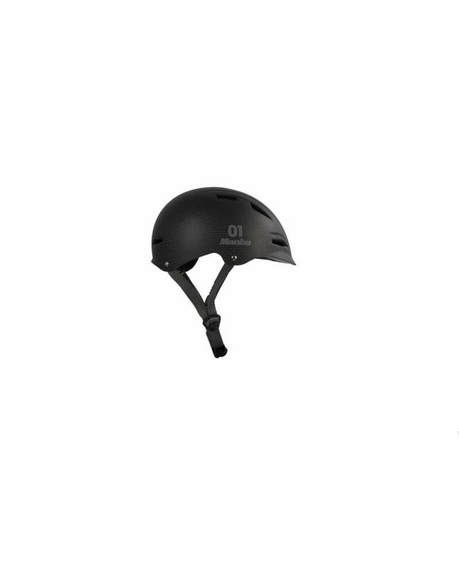 Qplay Kinderhelm in zwart, sport and outdoor bike helmet for children, size 52-58 cm, designed for safe cycling.
