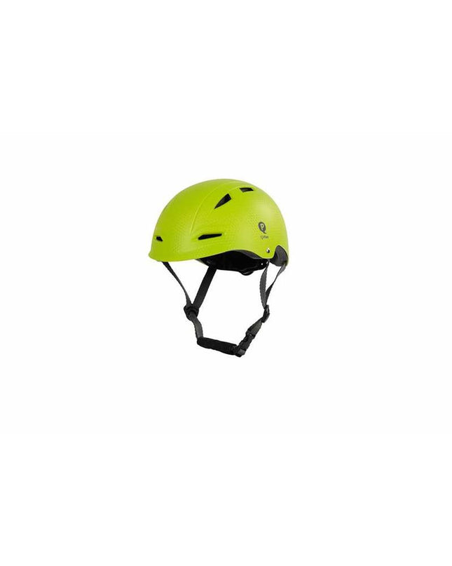 Qplay green children's bike helmet for kids aged 52-58 cm, designed for sports, outdoor riding, and cycling safety.