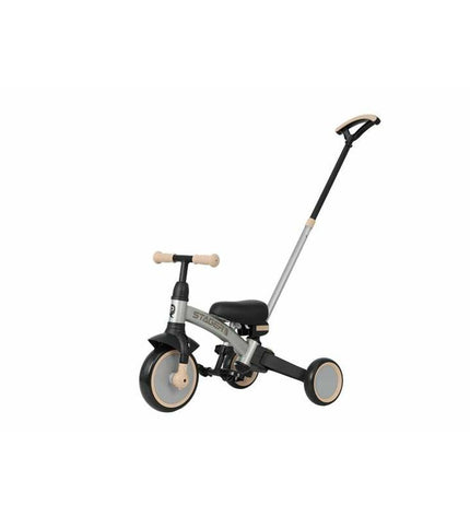 Ociotrends Kinderfiets 3-in-1 zonder pedalen, geel en zwart, geschikt voor jonge kinderen, speelgoed en buitenactiviteiten