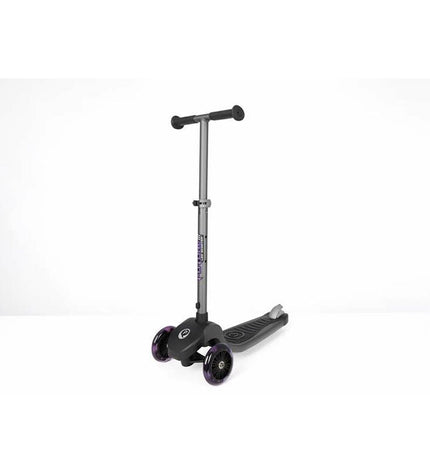Ociotrends Eco Future scooter in purple with three wheels, designed for urban mobility and outdoor sports.