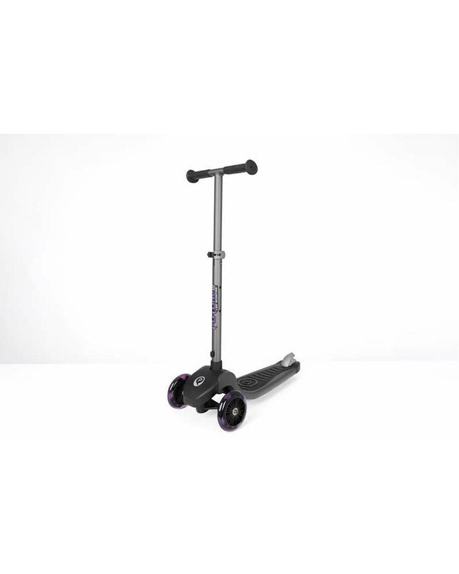 Ociotrends Eco Future scooter in purple with three wheels, designed for urban mobility and outdoor sports.