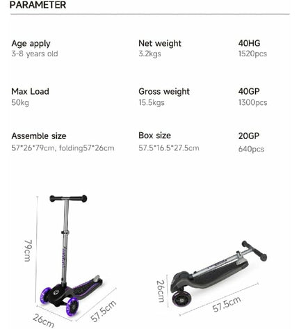 Ociotrends Eco Future Scooter in green with three wheels, designed for urban mobility and outdoor sport activities.