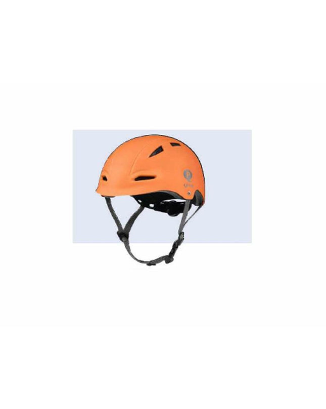 Orange Kinder fietshelm by Ociotrends, designed for sport and outdoor cycling, with adjustable straps and ventilation.