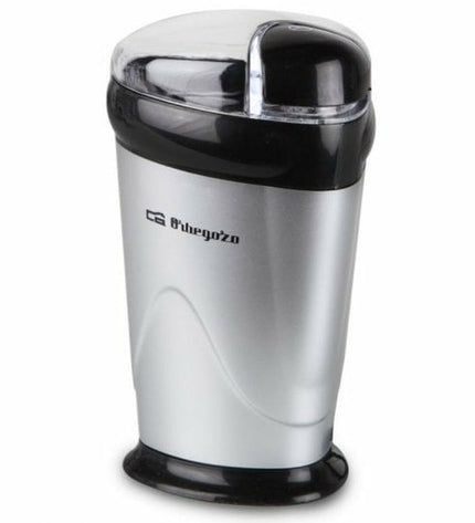 Orbegozo MO 3250 coffee grinder with 150W motor, compact kitchen appliance for perfect coffee and tea grinding.