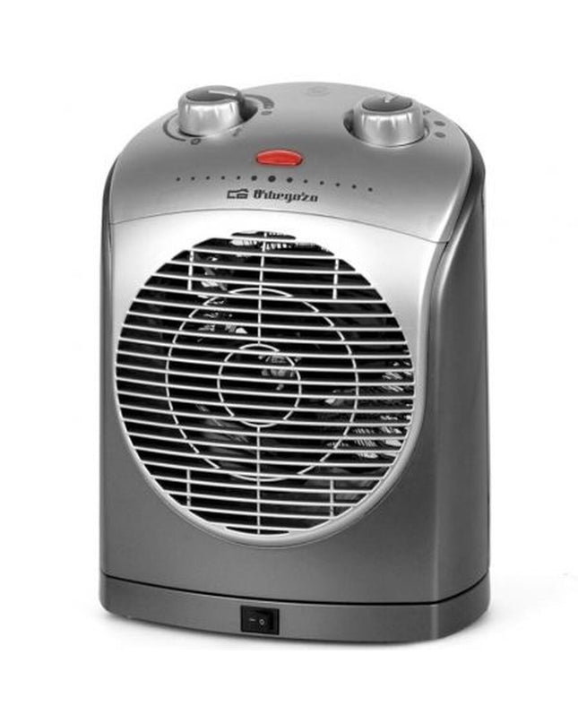 Orbegozo FH 5022 portable heater with 2000W power, suitable for home heating and cooling, shown in a home environment.