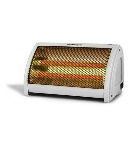 Orbegozo BP3200 electric heater in white, 1000W, compact portable device for home heating and cooling.