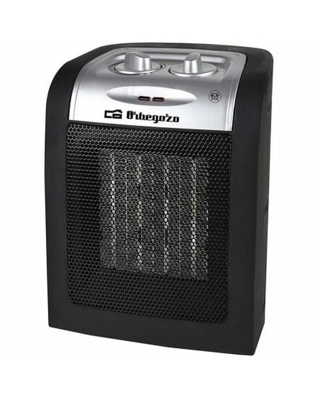 Orbegozo 16689 O black portable heater for home and kitchen, compact design for efficient heating and air conditioning.