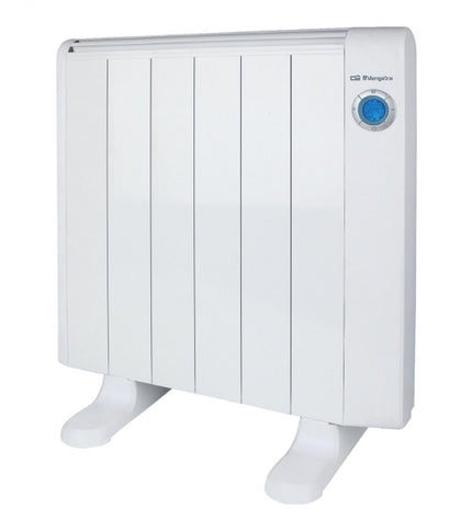Orbegozo RRE 810 digital heater in white with 800W power, suitable for home heating and portable air conditioning.
