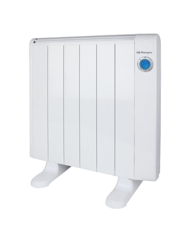 Orbegozo RRE 810 digital heater in white with 800W power, suitable for home heating and portable air conditioning.