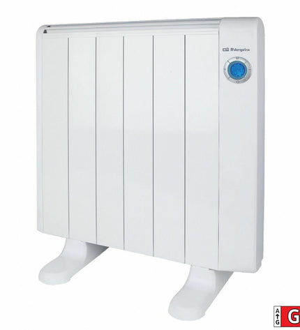 Orbegozo RRE 810 white digital heater with 800W, portable heating device for home use, compact and easy to operate.