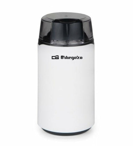Orbegozo 16791 coffee grinder with 200W motor, compact house and kitchen appliance for fresh coffee grinding.