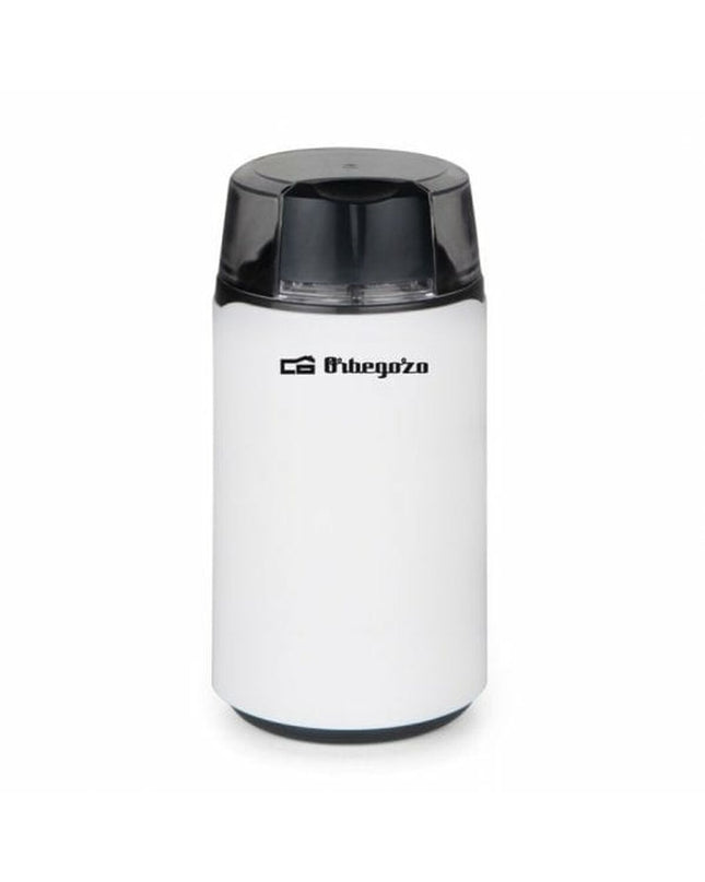 Orbegozo 16791 coffee grinder with 200W motor, compact house and kitchen appliance for fresh coffee grinding.