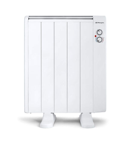 Orbegozo RRM 810 digital portable heater in white with 800W power, suitable for home heating and cooling.